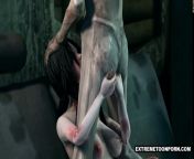 Горячий секс зомби парочки